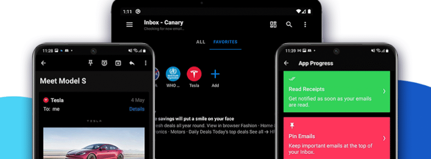 Canary Mail MOD APK 3.14 [Unlocked Pro]